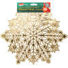 Afbeelding van Siliconen onderzetter – sneeuwvlok – goud – 38 cm 1 Stuks [59703A] - 03 59703A web