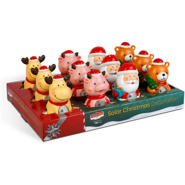 Afbeelding van Zonne-kerstdecoratie – koud wit – 4 soorten – 6 x 5 x 10 cm 1 Stuks [59762] - 03 59762 web