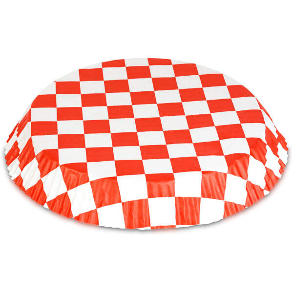 Afbeelding van Bakpapier voor de airfryer - voor olievrij koken - geruit, rond - 23 cm - 50 stuks / pak 1 Stuks [BW1032B] -