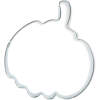 Afbeelding van Koekjesvormset - blad en pompoen - metaal - 8 cm - 2 stuks / set 1 Stuks [59037] - 04 59037 web