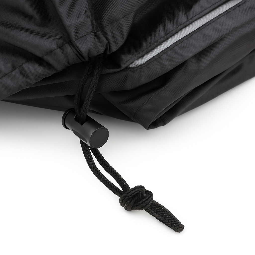 Afbeelding van Tuinset Beschermhoes Waterdicht met Trekkoord - Premium - 242 x 160 x 100 - Zwart - hoes Tuinmeubel -