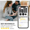 Afbeelding van 240x Premium Viltjes Stoelpoten - Zwart & Wit - Zelfklevend Anti Kras Meubelvilt voor Meubels - 240 stuks