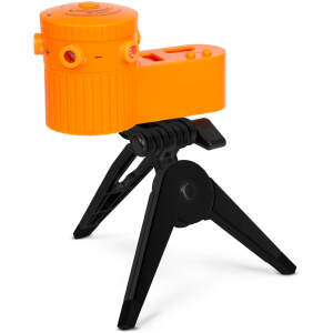 Afbeelding van Mini laserwaterpas met statief – 105 x 50 x 60 mm – 3 x AG13 1 Stuks [10289] - 01 10289 web