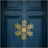 Afbeelding van Kerstdecoratie – sneeuwvlok – glinsterend goud – hangend – 31 cm 1 Stuks [59704A] - 01 59704A web
