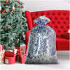 Afbeelding van Kerstcadeautas – extra groot – folie – sneeuwvlok – 78 x 120 cm 1 Stuks [59707B] - 01 59707B web