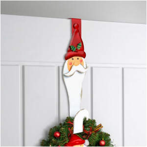 Afbeelding van Kerstdeurhanger – metaal – Kerstman – 38 cm 1 Stuks [59708A] - 01 59708A web