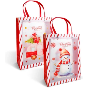 Afbeelding van Kerstcadeautas - 32 x 25 x 11 cm - 2 soorten 1 Stuks [59726] - 01 59726 web