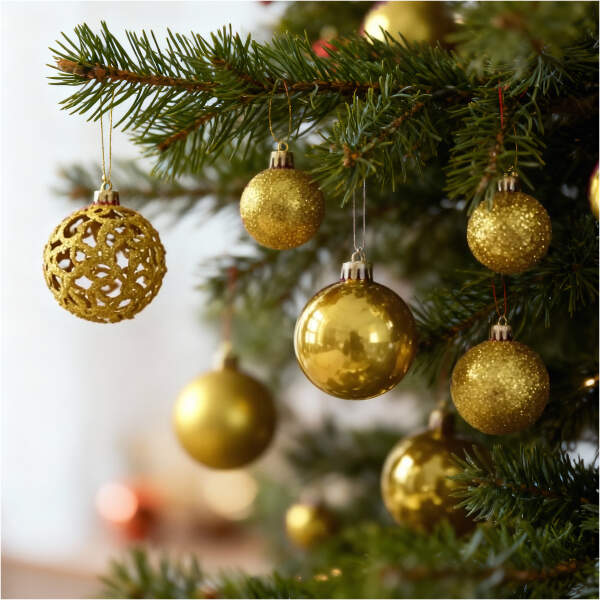 Afbeelding van Kerstboomversieringsset – 100 kerstballen + boomtopper – goud 1 Stuks [EDO-3082] - 01 EDO 3082 web