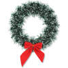 Afbeelding van Kerstdeurkrans – met strik – 27 cm 1 Stuks [59711] - 02 59711 web