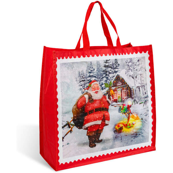 Afbeelding van Kerstcadeautas – rood – 45 x 44 x 19 cm 1 Stuks [59714A] - 02 59714A web