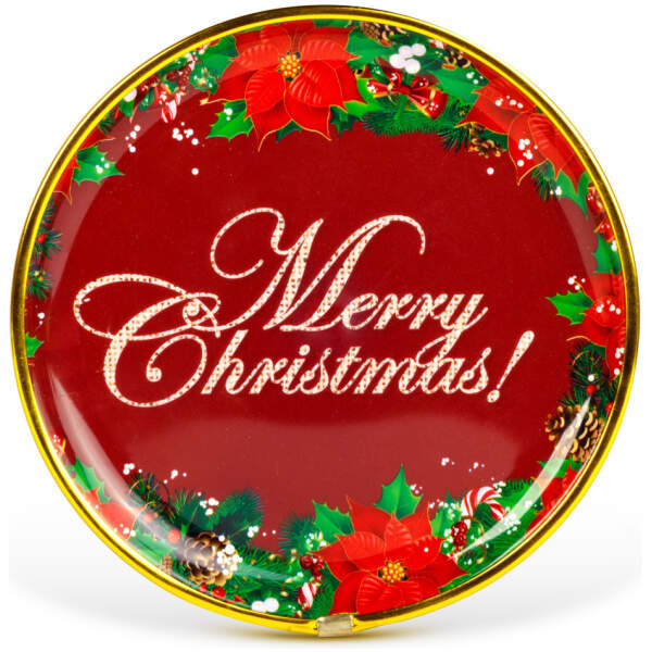 Afbeelding van Kerstschaal – kunststof – „Vrolijk Kerstfeest” – 22 cm 1 Stuks [59717A] - 02 59717A web
