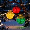 Afbeelding van Lichtdecoratie – bolvormig ornament – 60 LED – 60 x 83 cm – goud – 100–200 V AC 1 Stuks [59772A]