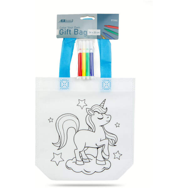 Afbeelding van Kleurcadeauzakje – met 4 stiften – 24 x 22 cm – 2 ontwerpen 1 Stuks [57318C] - 03 57318C web
