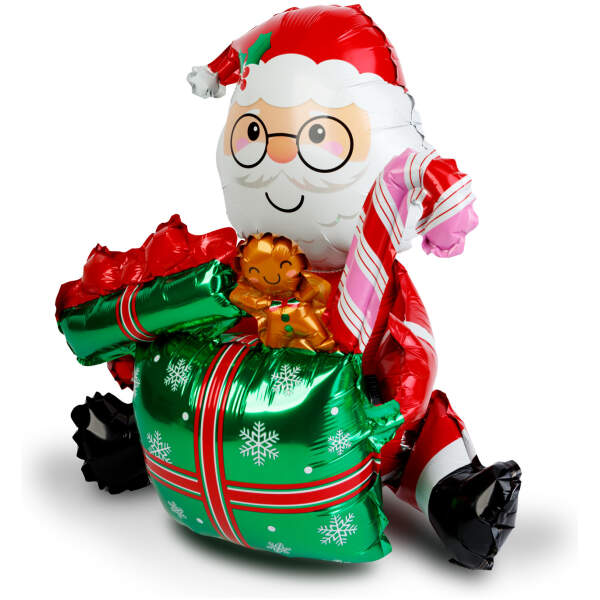 Afbeelding van Kerstballon - Kerstman - 60 x 65 cm 1 Stuks [59743A] - 03 59743A web