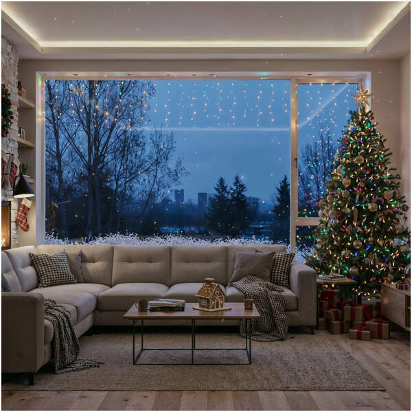 Afbeelding van Lichtsnoer – 15 m – 600 LED – 220–240 V – 6 W – transparante kabel 1 Stuks [59770] - 03 59770 web
