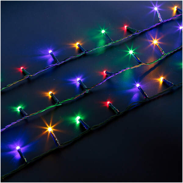 Afbeelding van Lichtsnoer - 50 m - multicolor - 1000 LED's - 220-240V - 9W - groene kabel 1 Stuks [59771] - 03 59771 web