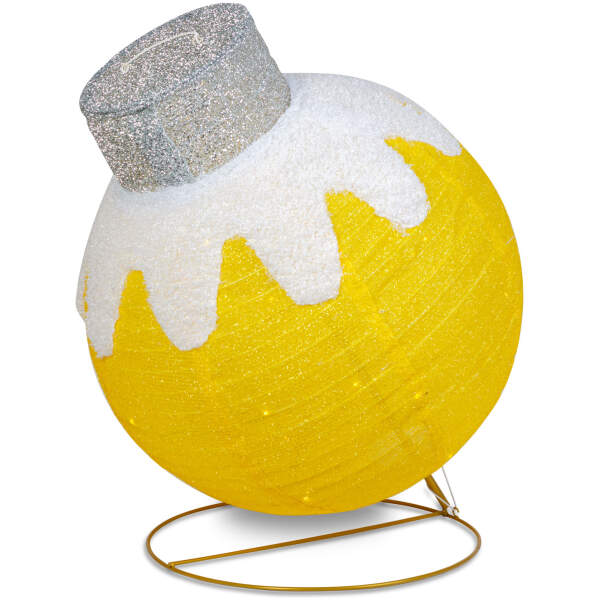 Afbeelding van Lichtdecoratie – bolvormig ornament – 60 LED – 60 x 83 cm – goud – 100–200 V AC 1 Stuks [59772A]