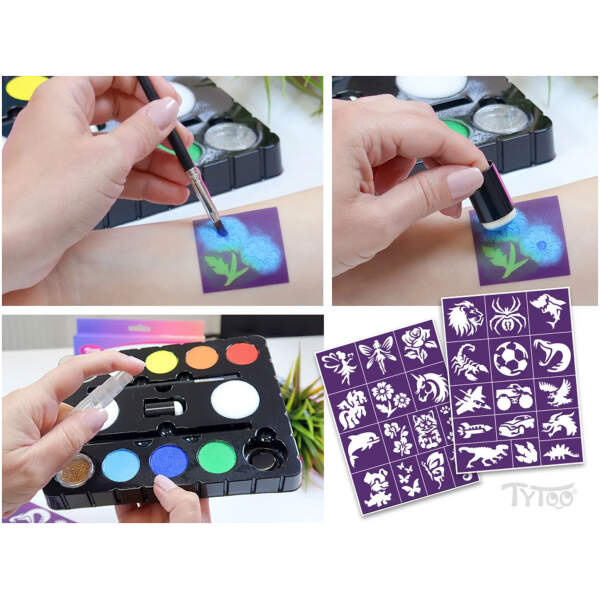 Afbeelding van Tytoo gezichtsverfset - "Starter Kit Plus" 1 Stuks [TY50786] - 03 TY50786 web