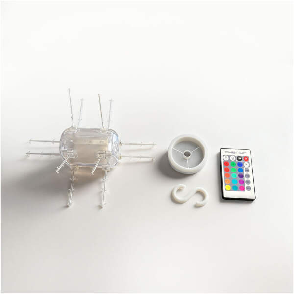 Afbeelding van Magische Wolklamp - 16 RGB LED - 3 x AAA - 25 x 20 x 15 cm 1 Stuks [20259] - 04 20259 web