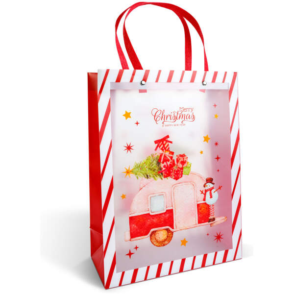 Afbeelding van Kerstcadeautas - 32 x 25 x 11 cm - 2 soorten 1 Stuks [59726] - 04 59726 web
