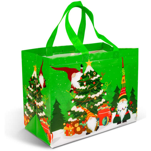 Afbeelding van Kerstcadeautas - 31 x 25 x 17 cm - 4 soorten 1 Stuks [59729] - 04 59729 web