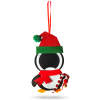 Afbeelding van Kerstdecoratie - vilt - met bel - ophangbaar - 13 x 17 cm - 3 soorten 1 Stuks [59730] - 04 59730 web