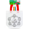 Afbeelding van Kleurbare cadeauzak – met 4 stiften – 24 x 22 cm – 4 ontwerpen 1 Stuks [57318E] - 05 57318E web