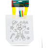 Afbeelding van Kleurzak – Kerstmis – met 4 stiften – 24 x 22 cm – 6 ontwerpen 1 Stuks [57320C] - 06 57320C web