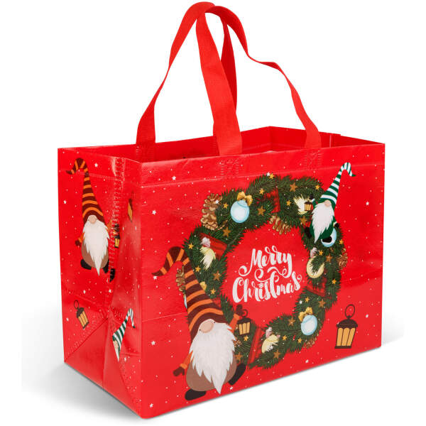 Afbeelding van Kerstcadeautas - 31 x 25 x 17 cm - 4 soorten 1 Stuks [59729] - 06 59729 web