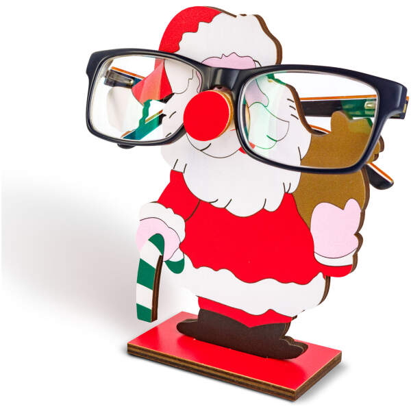 Afbeelding van Kerstdecoratie - tafelglazenhouder - 14 x 10 cm - 4 soorten 1 Stuks [59738] - 06 59738 web