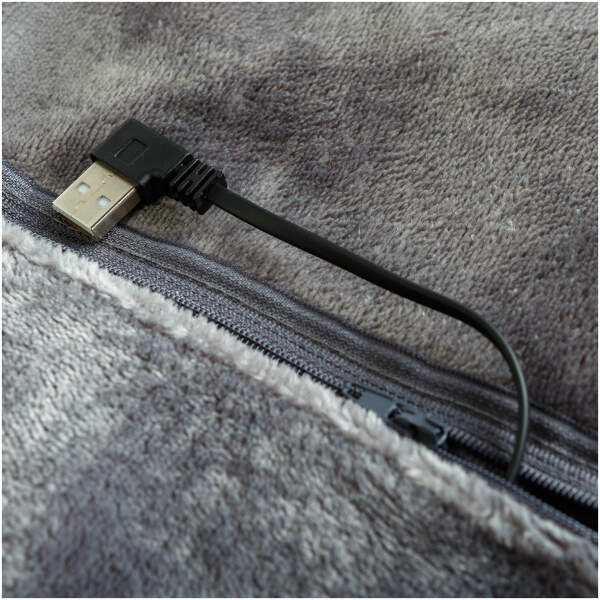 Afbeelding van Verwarmde USB-deken - 150 x 80 cm - 40 - 52°C - grijs 1 Stuks [DA01204] - 06 DA01204 web