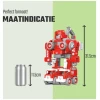 Afbeelding van N'JOY Life - Robot speelgoed - Rood 5 in 1 - Robots - Politie - Brandweerauto - Bouwpakket -
