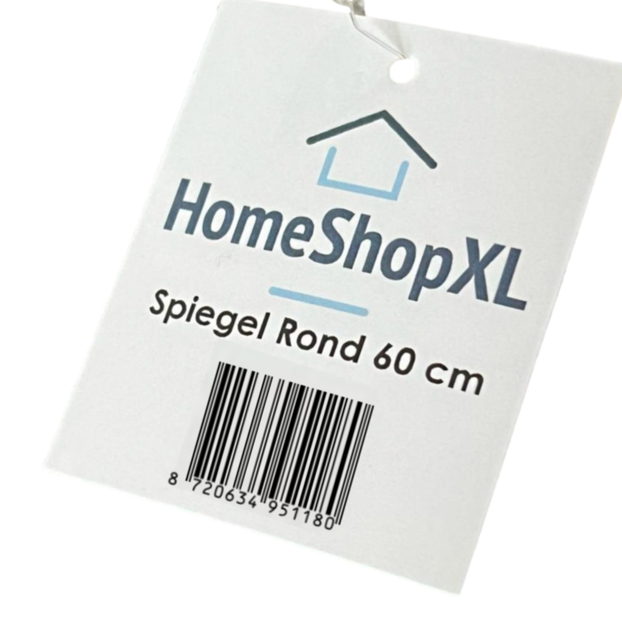 Afbeelding van HSXL Luxe Ronde Wandspiegel 60 cm – Gouden Rand – Grote Design Spiegel voor Woonkamer, Hal of Badkamer -