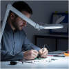Afbeelding van Handy - Grote Bureau Loeplamp met Tafelklem - Vergrootglas met verlichting - Op Netstroom - 130MM Glas - Loep