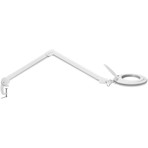 Afbeelding van Handy - Grote Bureau Loeplamp met Tafelklem - Vergrootglas met verlichting - Op Netstroom - 130MM Glas - Loep