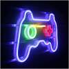 Afbeelding van LED Game Controller Lamp – Neon Multicolor – USB & Batterij – Met Dimmer – Sfeerverlichting voor