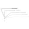 Afbeelding van Handy - Grote Bureau Loeplamp met Tafelklem - Vergrootglas met verlichting - Op Netstroom - 130MM Glas - Loep