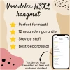 Afbeelding van HSXL Lichtgewicht Outdoor Hangmat met Muggennet en Accessoires - 260x140cm - Zwart- Survival Hangmat met
