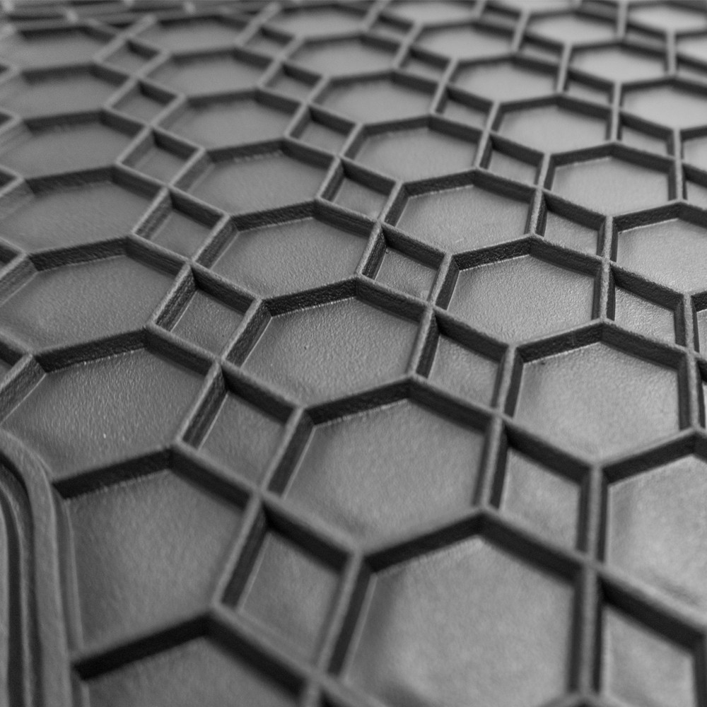 Afbeelding van Carguard - Universele Rubberen Automatten Set - Zwart - 4x Automat Universeel - Rubber - 55835A - 00ed 2ded