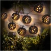 Afbeelding van Garden of Eden - Solar LED Tuinverlichting met vlameffect / Sfeerverlichting voor Buiten - Kabellengte 3.4