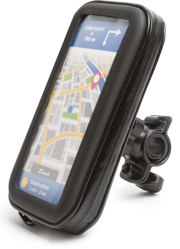 Afbeelding van WheelZone - Telefoonhouder Fiets Waterdicht - max. 5,5 Inch - Telefoon Houder - Geschikt voor iPhone en