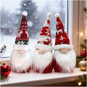 Afbeelding van Kerst Scandinavische kabouter - 28 cm - 3 soorten 1 Stuks [59500] - 01 59500 web