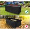 Afbeelding van Tuinset Beschermhoes Waterdicht met Trekkoord en Goede Afwatering - B242 x L160 x H100CM - Zwarte hoes