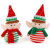 Afbeelding van Kerstkabouter - 21 x 14 x 7 cm - 2 soorten 1 Stuks [59505] - 02 59505 web