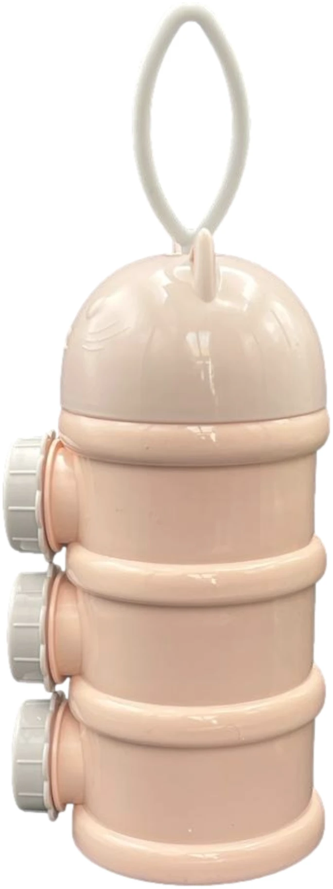 Afbeelding van HSXL - Melkpoeder Doseerdoosjes – Melkpoeder Toren – BPA Vrij – 3 Compartimenten – Roze –