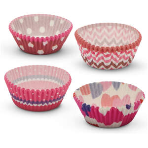 Afbeelding van Muffin Bakvormen / Muffinvorm Cupcake Papier Vormpjes - 100 Stuks - Roze / Hartjes - 03a5 bf6e 4a42 9f20