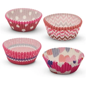 Afbeelding van Muffin Bakvormen / Muffinvorm Cupcake Papier Vormpjes - 100 Stuks - Roze / Hartjes - 03a5 bf6e 4a42 9f20