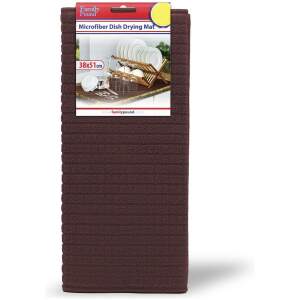 Afbeelding van Afdruipmat Afwas - Bruin - Microvezel - 38x51CM - Droogmat Vaat - Afdruip Mat - BPK - 03f5 6bf8 4f5b b46a