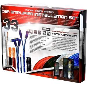 Afbeelding van MNC Subwooferkabels - Professionele Subwoofer en Versterker Aansluitset - Kabels voor Auto Subwoofer - 33