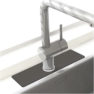 Afbeelding van HSXL - Diatomiet Mat voor Kraan - Gootsteen - Droogmat - Afdruip - Keuken - Kraanmat - Antislip - 38x10CM -